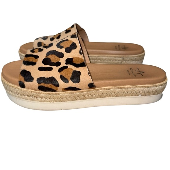 Aquatalia Shayna Espadrille Platform Slide Sandal – Size 8 - Picture 2 of 7